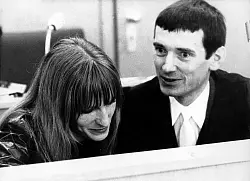 Schon während des Kaufhaus-Brandstifter-Prozesses vertritt Otto Schily Gudrun Ensslin. Er wird später auch in Stammheim ihr Verteidiger sein. (Archivbild) - © Manfred Rehm/dpa