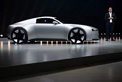 Das Audi Concept C präsentiert sich mit klarem Design. - © Sven Hoppe/dpa/dpa-tmn
