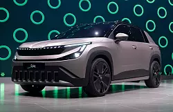 Skoda präsentiert auf der IAA mit dem Epiq ein kleines SUV von 4,16 Metern Länge. - © Sven Hoppe/dpa/dpa-tmn