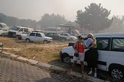 Mehrere D&ouml;rfer und Viertel wurden vorsorglich evakuiert. - &copy; Murat Kocabas/SOPA Images via ZUMA Press Wire/dpa