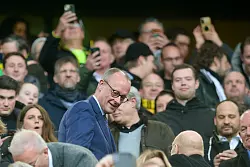 Auch Bundeskanzler Friedrich Merz (CDU) schaute sich das Spiel an. - &copy; Bernd Thissen/dpa