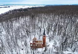 Schnee liegt auch in Brandenburg - &copy; Patrick Pleul/dpa