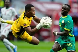 Auch der fr&uuml;here M&uuml;nchner Sadio Man&eacute; (10) war f&uuml;r den Senegal im Achtelfinale des Afrika Cups dabei. - &copy; Mosa\\\'ab Elshamy/AP/dpa