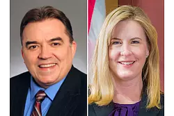 Melissa Hortman wurde getötet. Ihr Parteikollege John Hoffman wurde schwer verletzt. - © Uncredited/Minnesota Legislature/AP/dpa