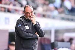 Trainer Frank Schmidt ahnte schon früh, welch knifflige Saison den FCH erwartet. - © Harry Langer/dpa