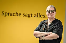 Duden-Chefredakteurin Kathrin Kunkel-Razum - &copy; Jens Kalaene/dpa