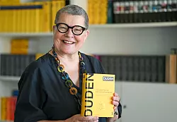 Duden-Chefredakteurin Kathrin Kunkel-Razum - &copy; Jens Kalaene/dpa