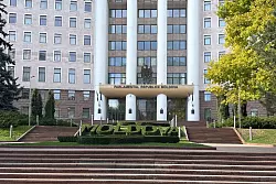 Die proeurop&auml;ische Partei Aktion und Solidarit&auml;t (PAS) erhielt erneut die absolute Mehrheit bei der richtungsweisenden Parlamentswahl in der Republik Moldau. - &copy; Katharina Schr&ouml;der/dpa