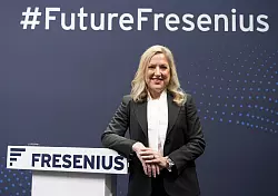 Helen Giza, Chefin von Fresenius Medical Care, zählt zu den wenigen weiblichen CEOs (Archivbild) - © Boris Roessler/dpa