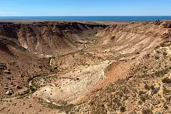 Tiefster Einschnitt im Cape Range National Park: der Charles Knife Canyon. - © Stefan Weißenborn/dpa-tmn