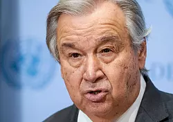 Im Kampf gegen die Trinkwasserknappheit erinnert UN-Generalsekret&auml;r Guterres, die UN-Mitgliedstaaten an ihre &laquo;wegweisenden integrativen und handlungsorientierten Verpflichtungen&raquo;. - &copy; John Minchillo/AP/dpa