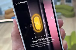 Visual Intelligence per Aktionstaste. Mit dem iPhone 15 Pro, Pro Max und den iPhone 16 geht das. - © Till Simon Nagel/dpa-tmn