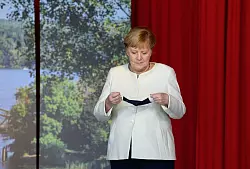 Merkel f&uuml;hrte Deutschland durch die ersten eineinhalb Jahre der Corona-Pandemie. (Archivbild) - &copy; Soeren Stache/dpa-Zentralbild/ZB