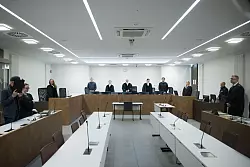 Der Prozess wurde wegen seiner historischen Bedeutung aufgezeichnet.(Archivbild) - &copy; Sebastian Gollnow/dpa