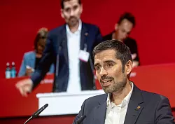 Sven Teuber ist zum stellvertretenden SPD-Landeschef gew&auml;hlt worden. - &copy; Helmut Fricke/dpa