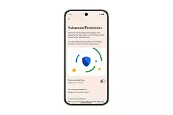 Sechs auf einen Streich: Über das sogenannte erweiterte Sicherheitsprogramm, das mit Android 16 eingeführt worden ist, lassen sich gleich mehrere Sicherheitseinstellungen mit einem Schalter aktivieren. - © Google LLC/dpa-tmn