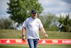 Unions Trainer Steffen Baumgart musste eine Niederlage seiner Mannschaft hinnehmen. - © Matthias Koch/dpa