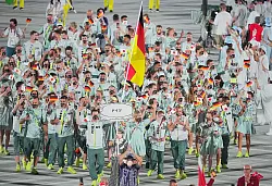 Die Einlaufkleidung hatte in Tokio bei einigen deutschen Sportlern f&uuml;r Kritik gesorgt. (Archivbild) - &copy; Michael Kappeler/dpa