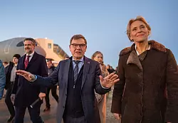 Wadephul ist auf dem Weg in die USA. - &copy; Michael Kappeler/dpa