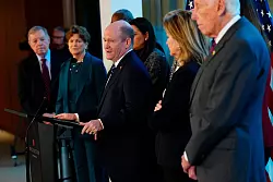 Eine Gruppe US-Parlamentarier ist nach D&auml;nemark gereist. - &copy; Ida Marie Odgaard/Ritzau Scanpix Foto via AP/dpa