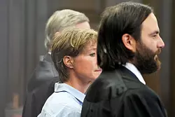 Christina Blocks Anwälte weisen die Vorwürfe gegen ihre Mandantin entschieden zurück. - © Marcus Brandt/Pool-dpa/dpa