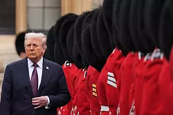 Trump ist ein Fan der britischen Monarchie. - &copy; Evan Vucci/AP/dpa