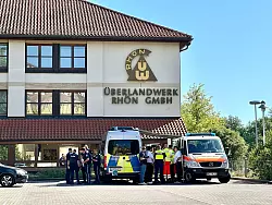 Bei dem Angriff in Mellrichstadt war eine Frau gestorben, zwei Männer wurden schwer verletzt. - © Daniel Vogl/dpa