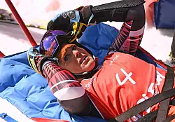 St&uuml;rzte bei den italienischen Meisterschaften schwer: Federica Brignone. (Archivbild) - &copy; Elvis Piazzi/AP/dpa