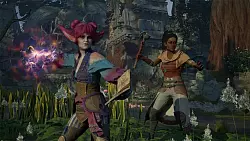 Auf seiner Reise trifft man treue Weggefährten. - © Obsidian Entertainment/dpa-tmn