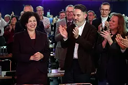 Amira Mohamed Ali und Fabio De Masi sind die neue Doppelspitze. (Archivbild) - &copy; Klaus-Dietmar Gabbert/dpa