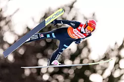 Katharina Schmid kann mit ihrer Leistung in Engelberg sehr zufrieden sein. - &copy; Philipp Schmidli/KEYSTONE/dpa