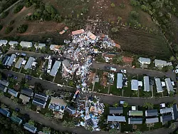 Der Wetterdienst geht davon aus, dass an der Algarve ein Tornado w&uuml;tete. - &copy; Joao Matos/AP/dpa