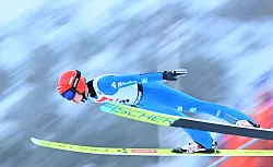 Julian Schmid wird Dritter in Oberhof. - &copy; Hendrik Schmidt/dpa