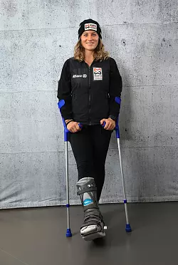 Snowboarderin Ramona Hofmeister wird sicher den Großteil der Saison verpassen. - © Karl-Josef Hildenbrand/dpa