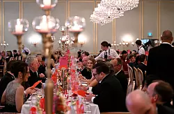 Rund 2200 G&auml;ste wurden zum Bundespresseball geladen. - &copy; Monika Skolimowska/dpa POOL/dpa