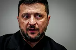 Der ukrainische Präsident, Wolodymyr Selenskyj, wird auch bei deutsch-ukrainischen Wirtschaftsgesprächen in Berlin erwartet. (Archivfoto) - © Kay Nietfeld/dpa