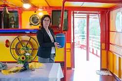 Der grobe Rahmen f&uuml;r den Ablauf einer Flussbestattung sei bereits klar, sagt Bestatterin Grandjean. (Archivbild) - &copy; Harald Tittel/dpa