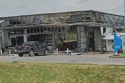 Die Angriffe trafen auch Wohngebiete in Thailand. - &copy; Sakchai Lalit/AP/dpa