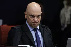 Der Oberste Richter Moraes stimmt f&uuml;r eine Verurteilung Bolsonaros. (Archivbild) - &copy; Fabio Rodrigues-Pozzebom/Agencia Brazil/dpa
