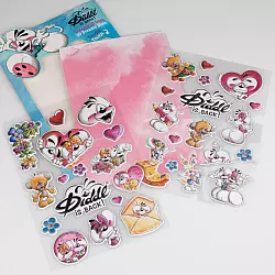 Zur Kollektion geh&ouml;ren Aufkleber. - &copy; -/Kontiki/dpa