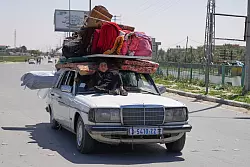 Die israelische Armee hatte Anwohner von Rafah aufgefordert, die Stadt zu verlassen. (Archivbild) - © Abdel Kareem Hana/AP/dpa