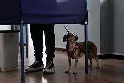 Rund 15,8 Millionen Menschen waren zur Wahl aufgerufen. - &copy; Matias Delacroix/AP/dpa