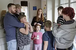 Es gibt viel Austausch in der Familie. - &copy; David-Wolfgang Ebener/dpa