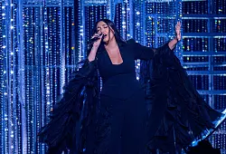 Überlebende der Terroranschläge vom 7. Oktober 2023: Yuval Raphael für Israel. - © Jens Büttner/dpa