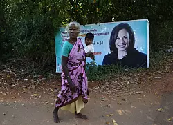 Harris ist auch die erste Amerikanerin mit asiatischen Wurzeln im Vize-Amt. (Archivbild) - &copy; Aijaz Rahi/AP/dpa