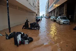 So viel Regen f&auml;llt auf Ibiza sonst in einem halben Jahr. - &copy; Germ&aacute;n Lama/EUROPA PRESS/dpa