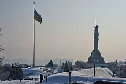 Strenges Frostwetter hat die ukrainische Hauptstadt im Griff. - &copy; Efrem Lukatsky/AP/dpa