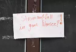 Am dritten Tag des Stromausfalls in Teilen Berlins warten 30.000 Haushalte weiter auf Energie. - &copy; Britta Pedersen/dpa