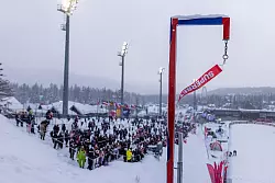 Der Wind pr&auml;gte den Wettbewerb am Sonntag. - &copy; Marek Ladzinski/ZUMA Press Wire/dpa