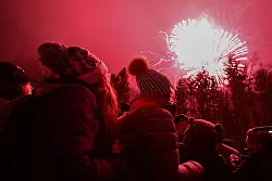 Party-Stimmung in Punxsutawney. - &copy; Barry Reeger/AP/dpa
